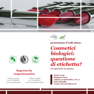 Cosmetici biologici: questione di etichetta?