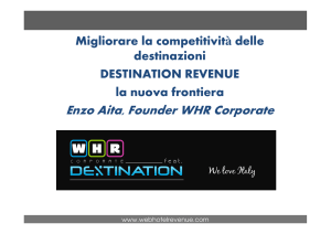 il destination revenue, la nuova frontiera