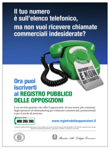 Il tuo numero è sull`elenco telefonico, ma non vuoi ricevere chiamate