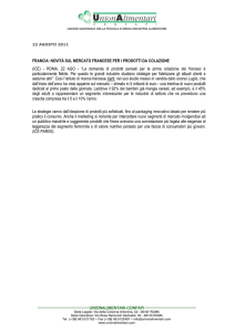 Novità sul mercato dei prodotti da colazione