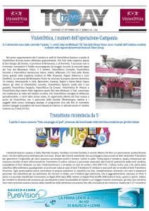VisionOttica, i numeri dell`operazione-Campania