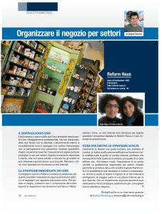 Organizzare il negozio per settori di Eugenio Flaccovio