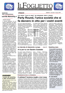 il foglietto n°4 - Club del Marketing e della Comunicazione