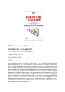 Le Neuroscienze nella formazione manageriale