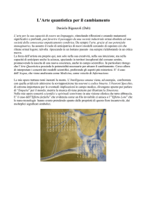 L`Arte quantistica per il cambiamento