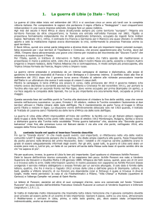 La Guerra di Libia - Comune di Verderio