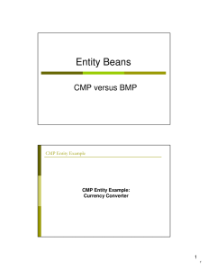 Entity Beans