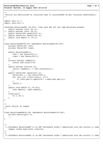 Page 1 of 2 RelazioneAPIMut+Esercizi.Java Printed: Martedì, 12