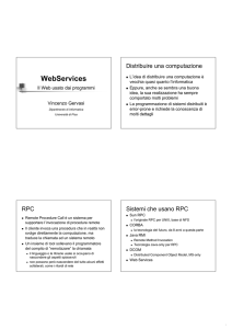 WebServices - Università di Pisa