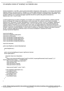 Un semplice motore di "scripting" con Asterisk-Java