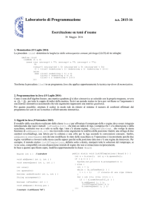 Laboratorio di Programmazione