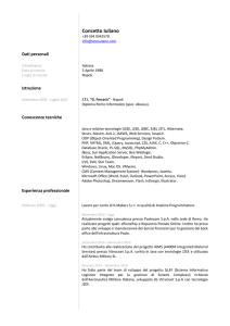 C.V. in formato PDF