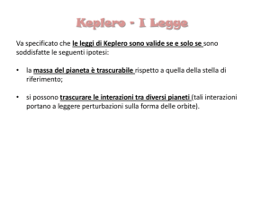 Leggi di Keplero e di Newton