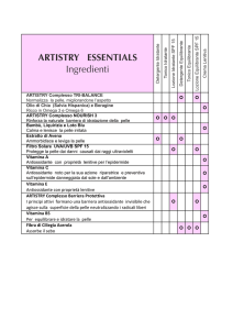 ARTISTRY ESSENTIALS Ingredienti