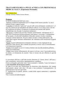TRATTAMENTO DELLA PELLE ACNEICA CON