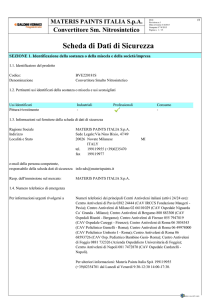 Scheda di Dati di Sicurezza