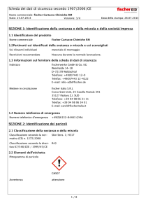 fischer R - Scheda di Sicurezza