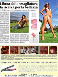 Libera dalle smagliature, la ricerca per la bellezza