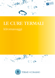 le cure termali - Terme di Comano