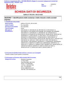 scheda dati di sicurezza