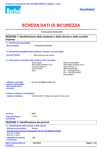 scheda dati di sicurezza