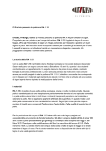 El Purista presenta la poltrona RA 1.15 per fumatori di sigari.