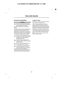 Cura del veicolo