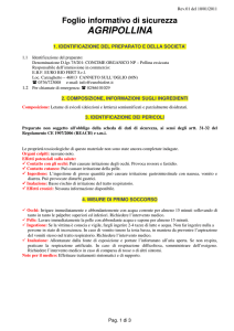 Scheda sicurezza - Agribios Italiana Srl