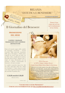 gennaio 2015 - Relaxia - Il Benessere Speziato