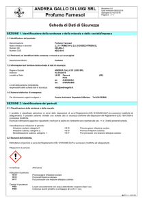 Profumo Farnesol - Andrea Gallo di Luigi srl