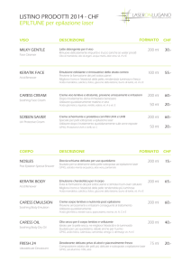 listino prodotti 2014 - chf