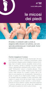 le micosi dei piedi