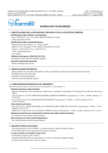 SCHEDA DATI DI SICUREZZA