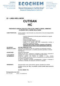 LINEA TRADIZIONALE FORMULA ECOLOGICA