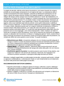 dieta per piaghe da decubito - Educazione Nutrizionale Grana Padano