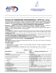 SCUOLA DI FORMAZIONE PROFESSIONALE “APPE Soc. Coop.”