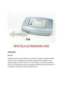 spatola ultrasuoni viso
