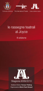 Stagione 2009/2010 - Associazione culturale The International