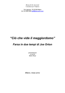 Esempio Dossier sponsorizzazione