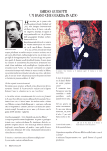 emidio guidotti un basso che guarda in alto