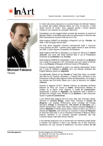 Michael Fabiano - InArt Management