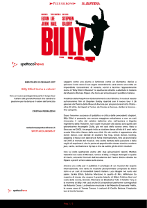 Billy Elliot torna a volare!