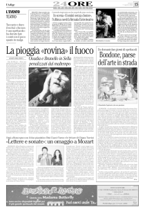 La pioggia «rovina» il fuoco