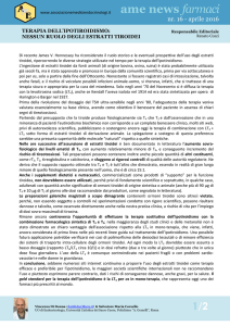ame news farmaci - Associazione Medici Endocrinologi