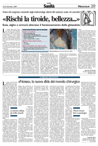 Rischi la tiroide, bellezza