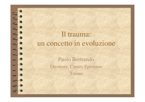 Il trauma: un concetto in evoluzione