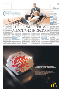 aiuto! siamo tutti pazzi aumentano le diagnosi