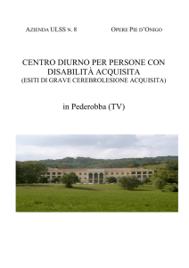 CENTRO DIURNO PER PERSONE CON DISABILITÀ ACQUISITA in