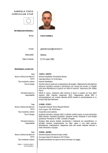 formato europeo per il curriculum vitae
