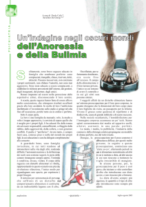L`Anoressia e la Bulimia